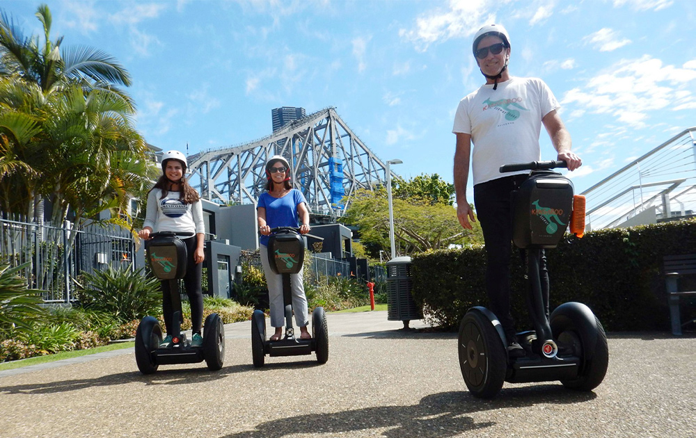 Sunset Segway tour along the Brisbane River with Kangaroo Segway Tours